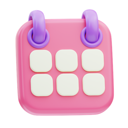 Calendario  3D Icon