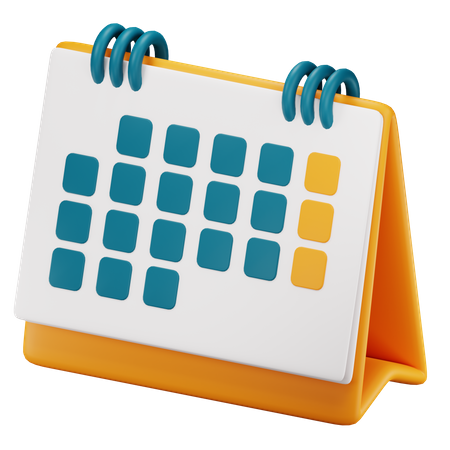 Calendário  3D Icon