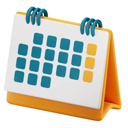 Calendário  3D Icon