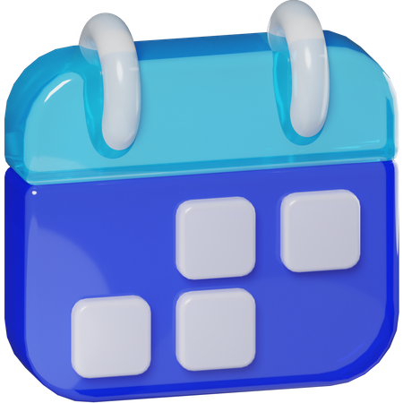 Calendário  3D Icon