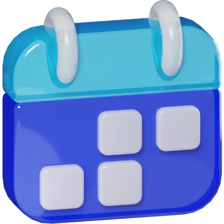 Calendário  3D Icon