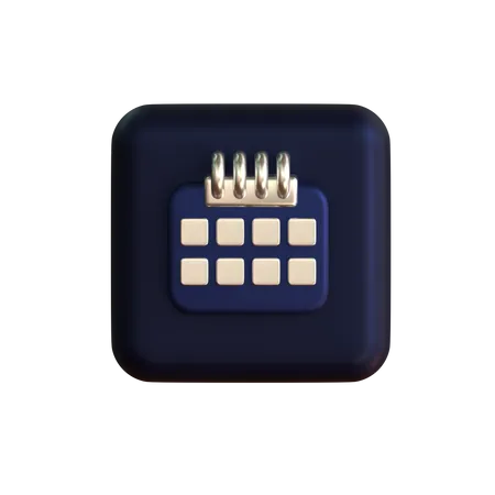 Calendário  3D Icon