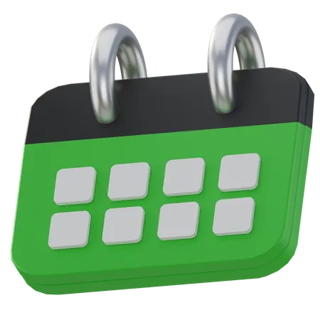 Calendario  3D Icon