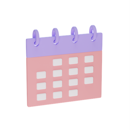 Calendário  3D Icon