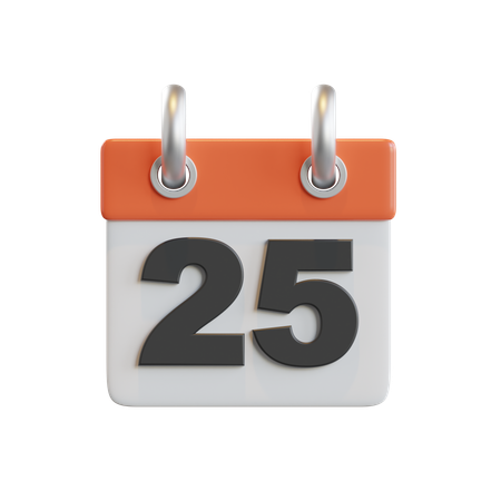 Calendario  3D Icon