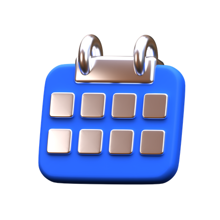 Calendário  3D Icon