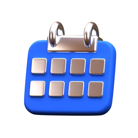 Calendário  3D Icon