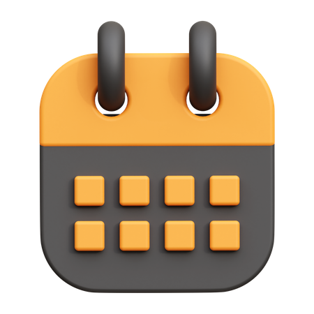 Calendario  3D Icon