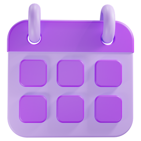 Calendario  3D Icon