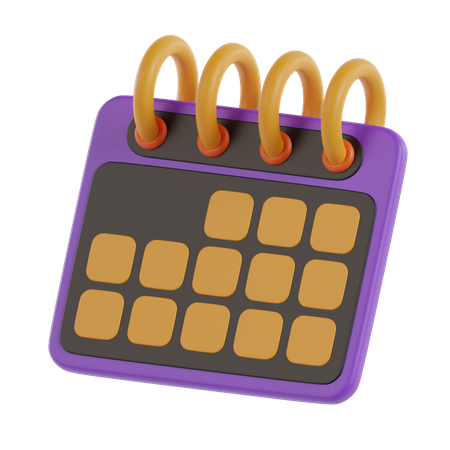 Calendario  3D Icon