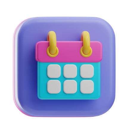 Calendario  3D Icon