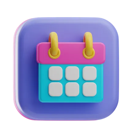 Calendario  3D Icon