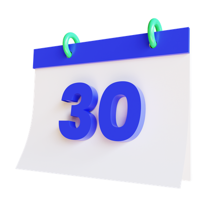 Calendário  3D Icon