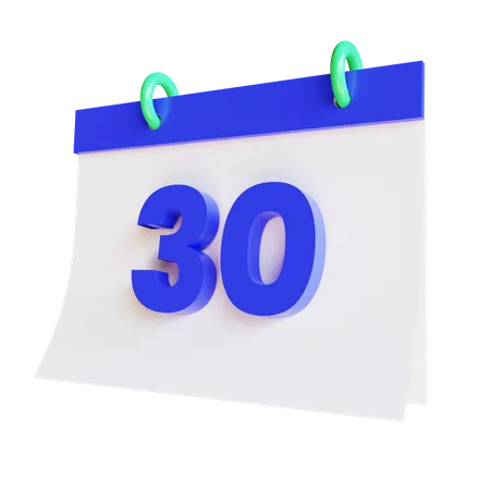 Calendário  3D Icon