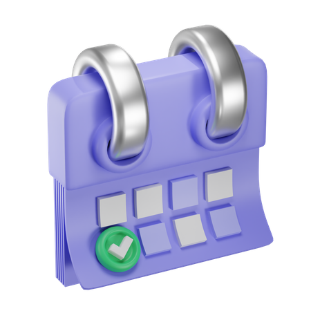 Calendário  3D Icon