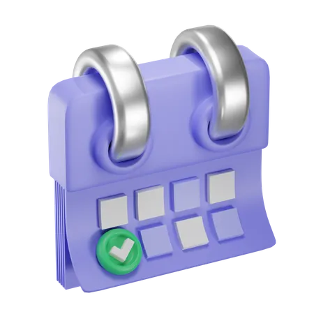 Calendário  3D Icon