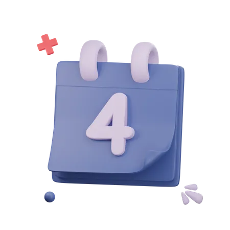 Calandrar  3D Icon