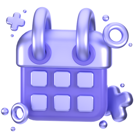 Calendário  3D Icon