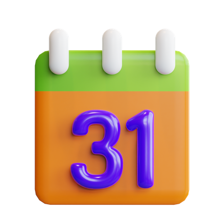 Calendário  3D Icon