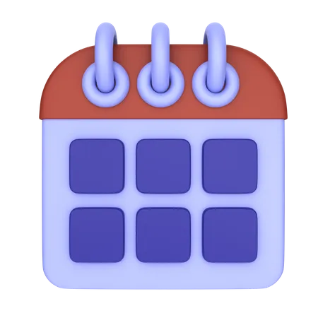 Calendario  3D Icon