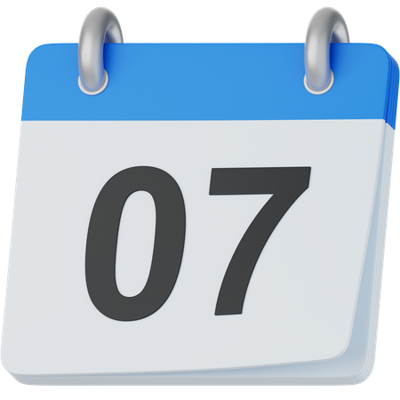 Calendario  3D Icon