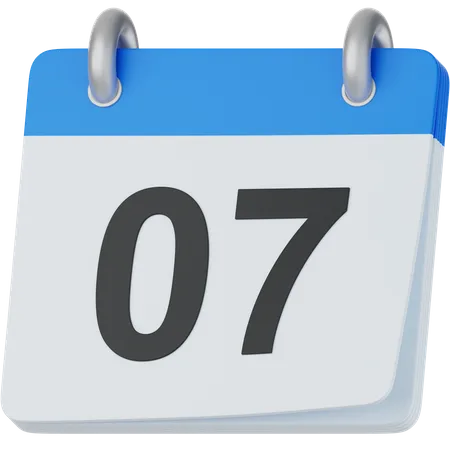 Calendário  3D Icon