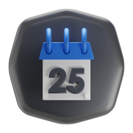 Calendario  3D Icon