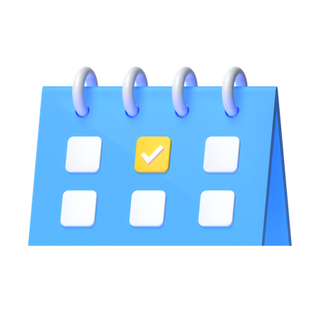 Calendario  3D Icon