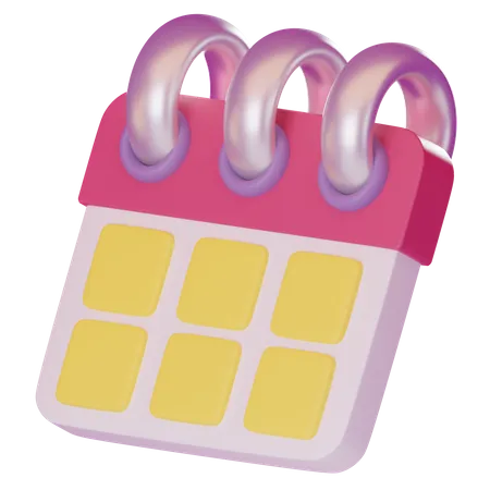 Calendario  3D Icon