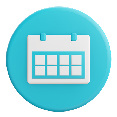 Calendario  3D Icon