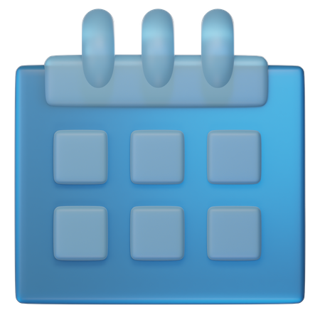 Calendário  3D Icon