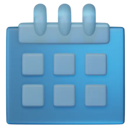 Calendário  3D Icon