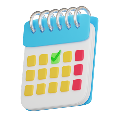 Calendario  3D Icon