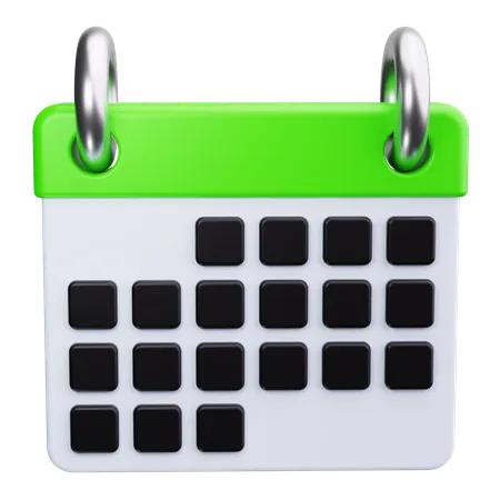 Calendario de negocios  3D Icon