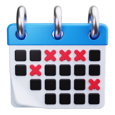 Calendario de negocios  3D Icon