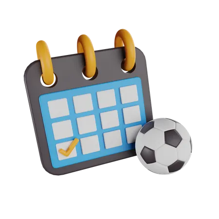 Calendário da copa do mundo  3D Icon