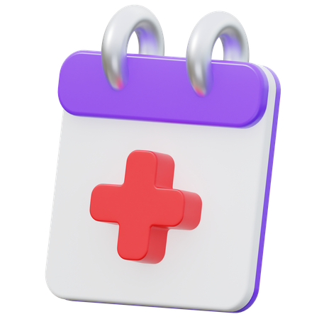 Calendário de check-up  3D Icon