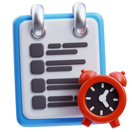 Control_horario  3D Icon