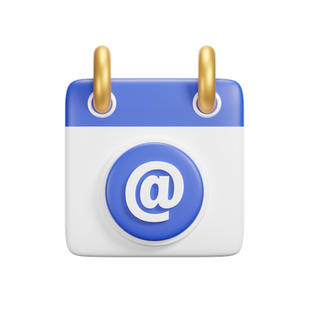 Calendario de correo  3D Icon