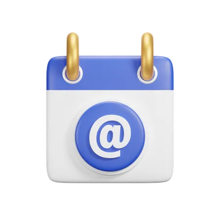 Calendario de correo  3D Icon