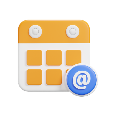 Calendario de correo  3D Icon