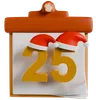 calendario de cuenta regresiva de navidad