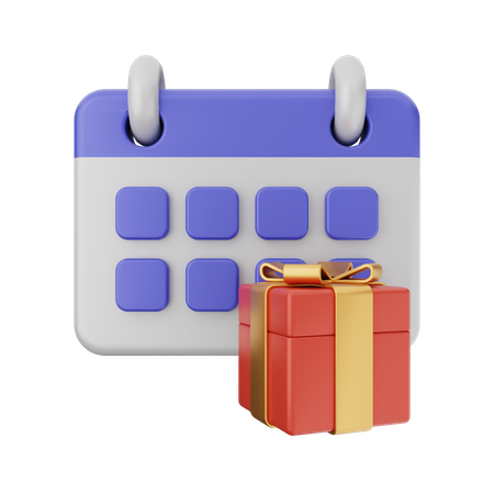 Calendario de cumpleaños  3D Icon