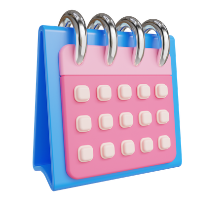 Calendario de escritorio  3D Icon