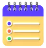 calendário de lista de verificação