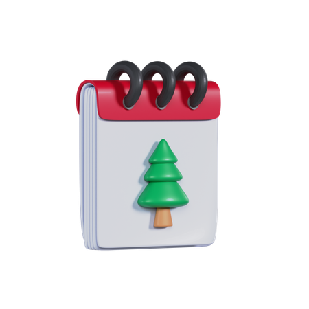 Calendário de Natal  3D Icon