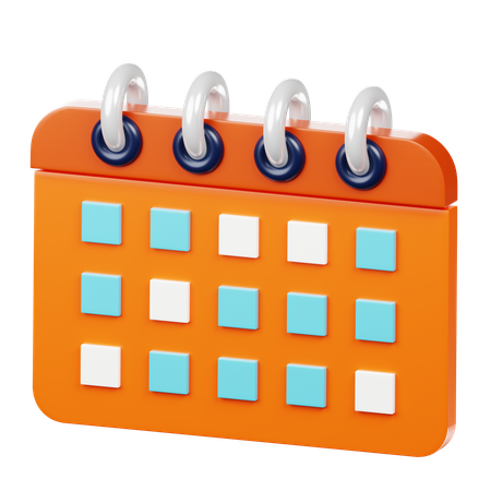 Calendário de negócios  3D Icon