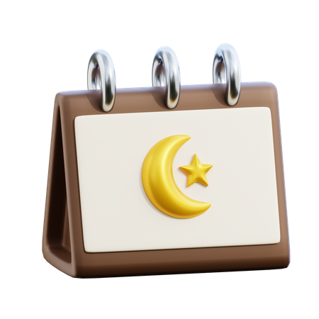 Calendario de Ramadán  3D Icon