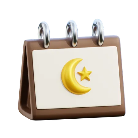 Calendario de Ramadán  3D Icon