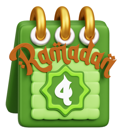 Calendario de Ramadán  3D Icon